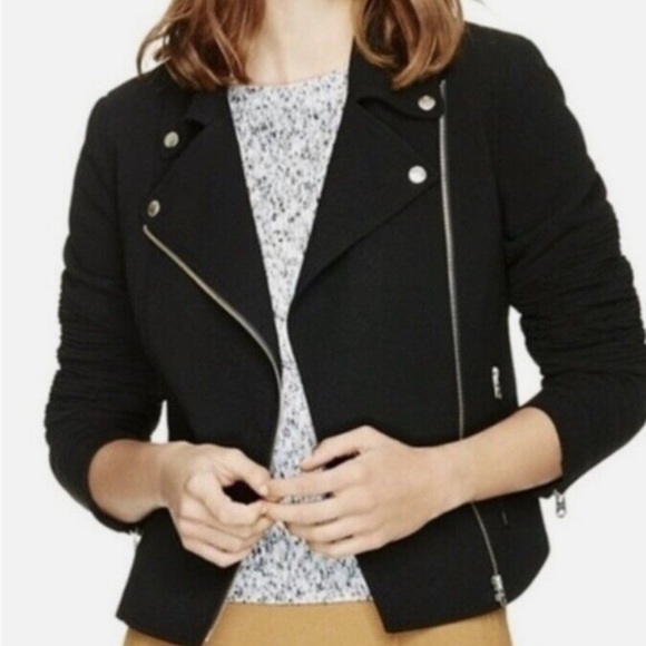 Aritzia Wilfred Montesson Black‎ Moto
Jacket 2 Biker Blazer Zippers Size 2 XS S - Picture 4 of 13